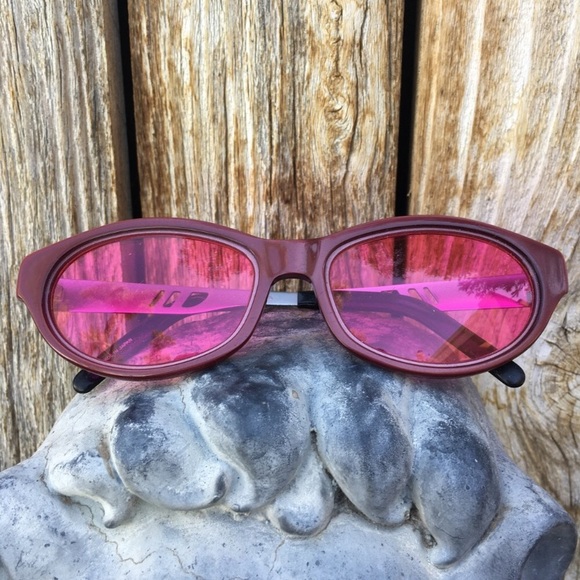 Jean Paul Gaultier Vintage 90’s Y2K Mirror Sunglasses Pink - Picture 6 of 12